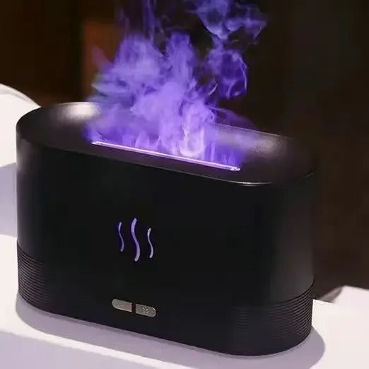 Humidificador de aroma ultrasónico, humo visible relajante, nebulizador led